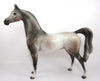 GAMES &amp; GOSSIP - OOAK DAPPLE ROSE GREY ARABIAN BY MISSY FOX PJ20