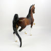 GARSEA-OOAK BAY AMERICAN SADDLEBRED MODEL HORSE EQ 19