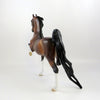 GARSEA-OOAK BAY AMERICAN SADDLEBRED MODEL HORSE EQ 19