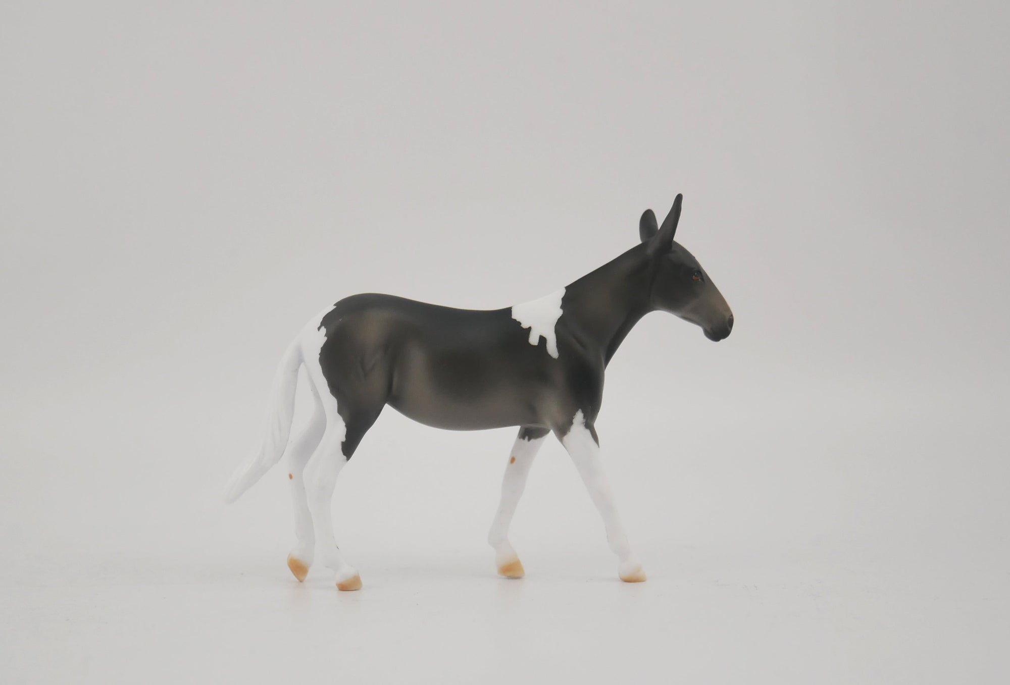 GAUNTLENT-OOAK GREY PAINT MULE BY KAYLA