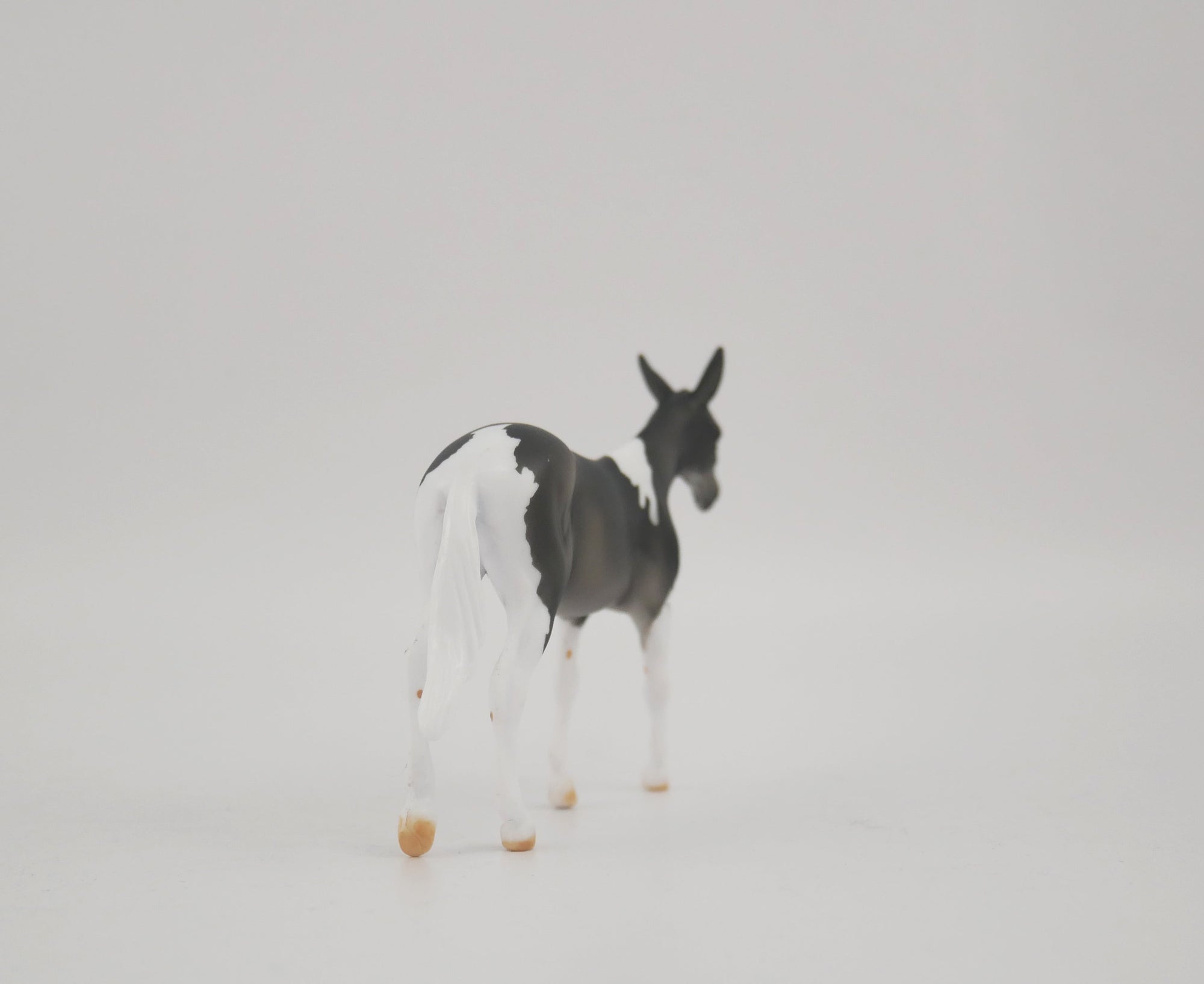 GAUNTLENT-OOAK GREY PAINT MULE BY KAYLA