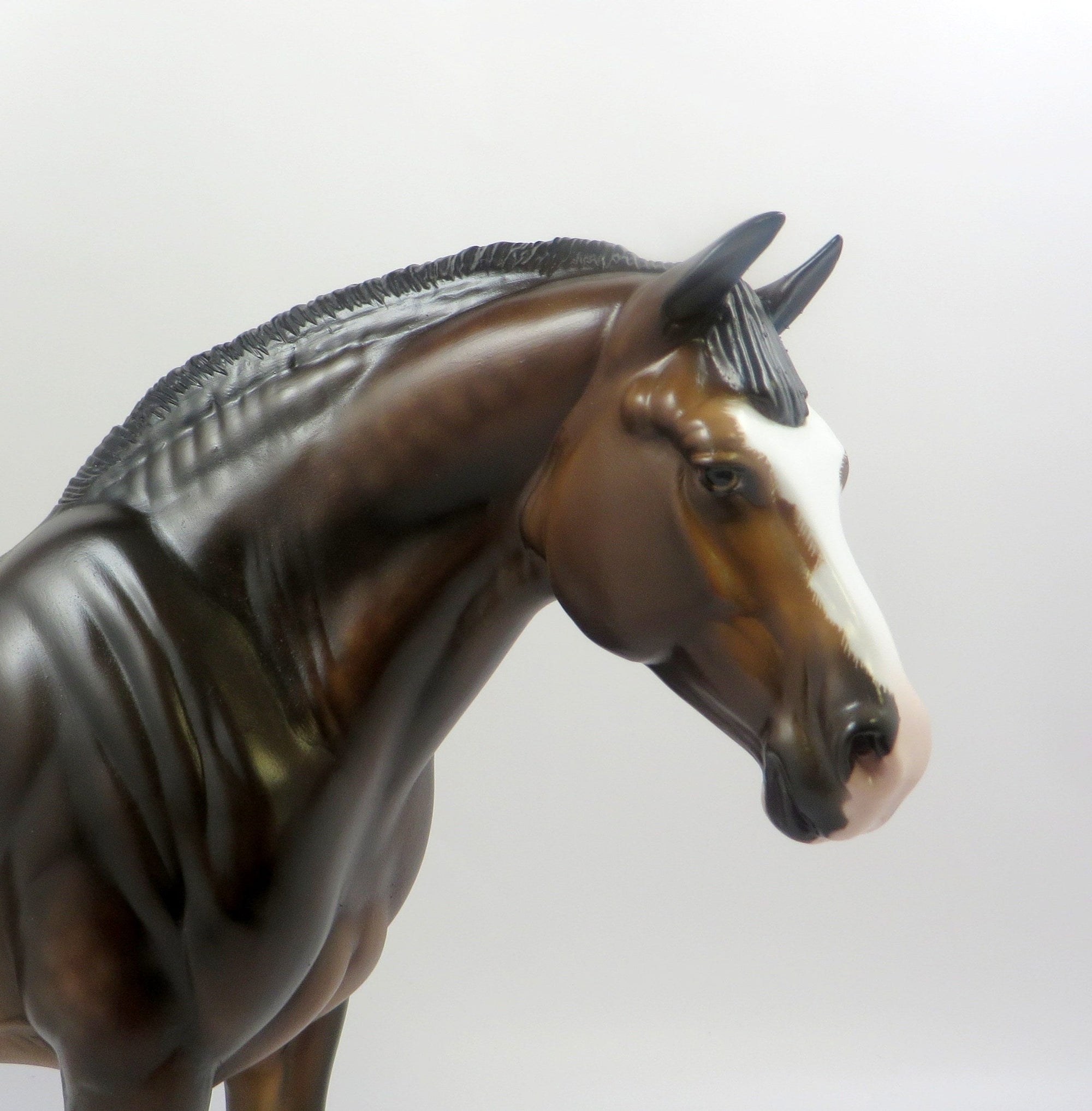 GIDDY-OOAK DAPPLE BAY HEAVY DRAFT MARE BY SHERYL LEISURE 6/24/19