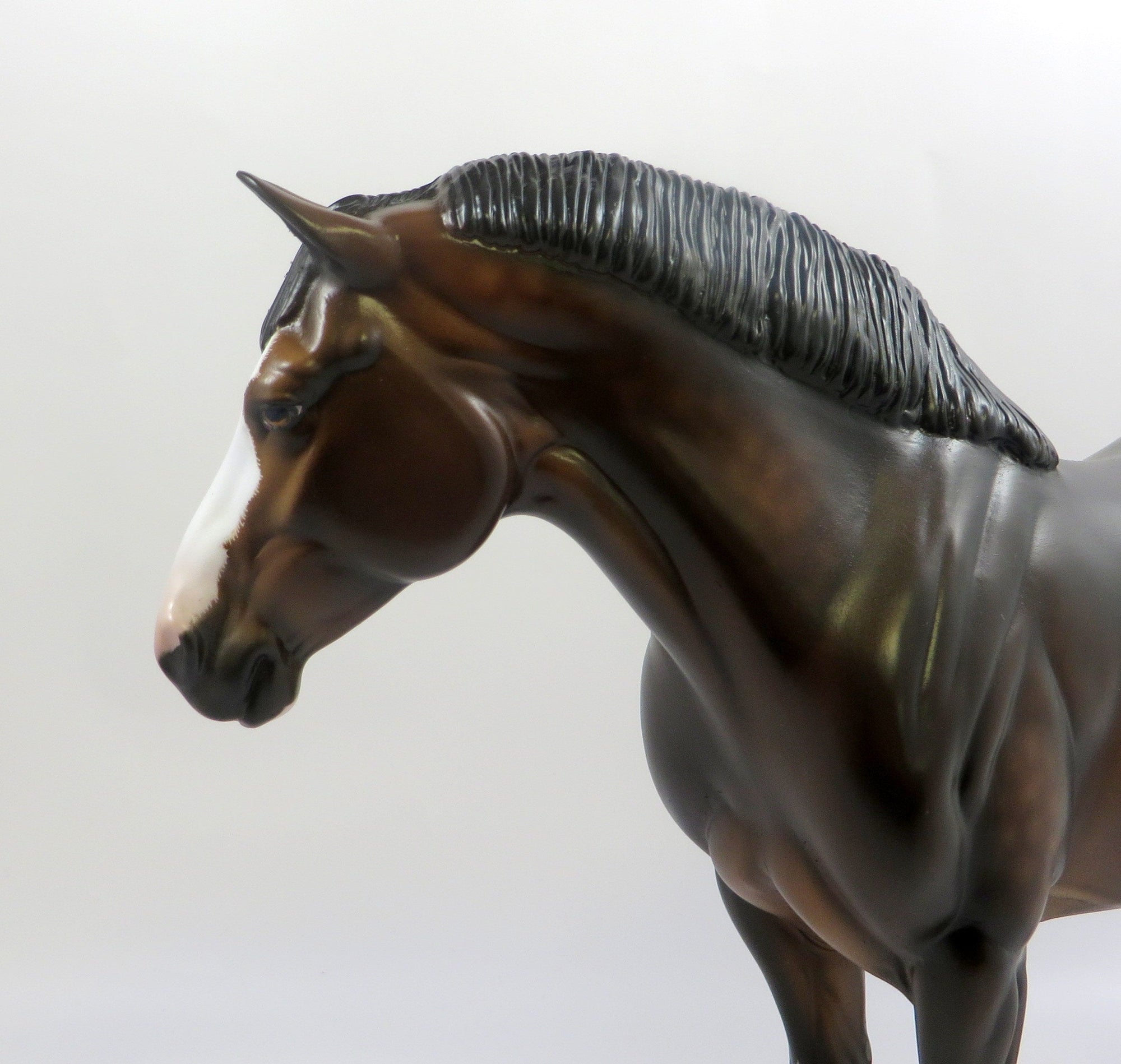 GIDDY-OOAK DAPPLE BAY HEAVY DRAFT MARE BY SHERYL LEISURE 6/24/19