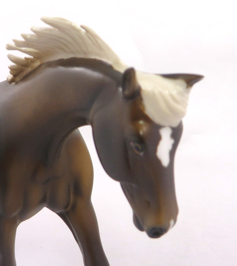 GIDGET-OOAK SOOTY PALOMINO WARMBLOOD PEBBLES MODEL HORSE 12/27/19