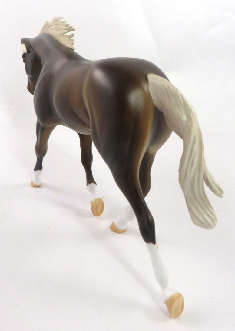 GIDGET-OOAK SOOTY PALOMINO WARMBLOOD PEBBLES MODEL HORSE 12/27/19