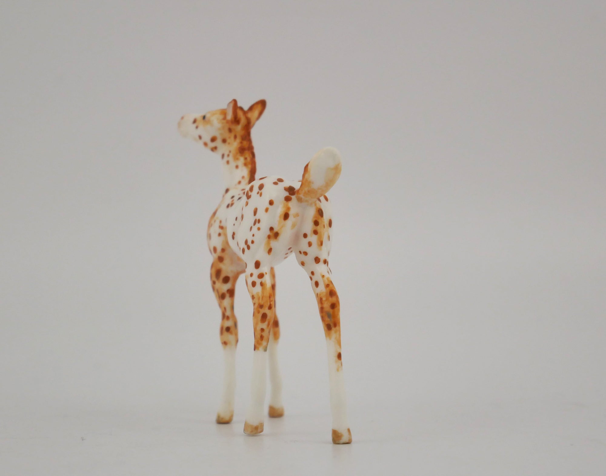 GINGER -OOAK CHESTNUT LEOPARD APPALOOSA FOAL BY ANDREA