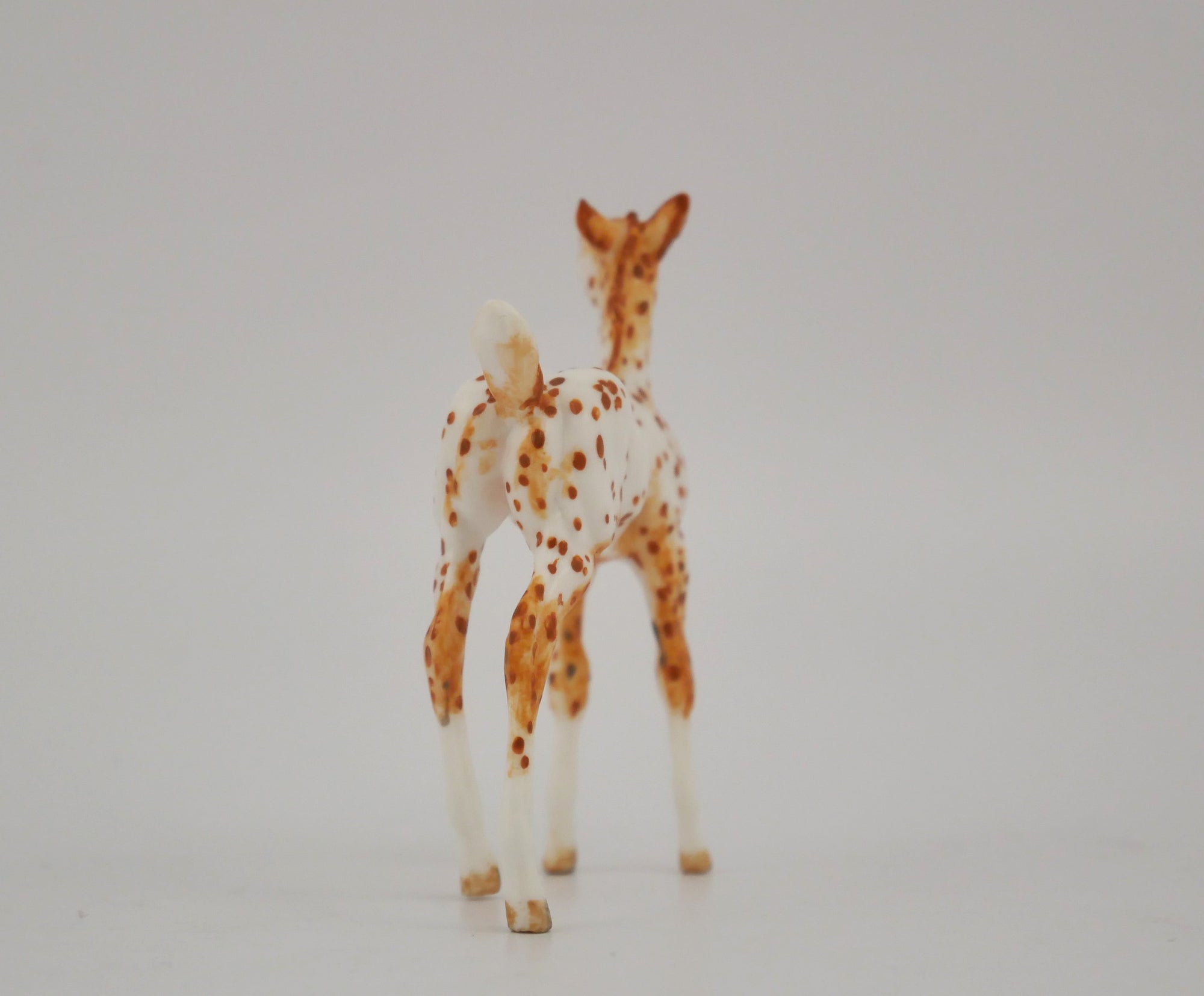 GINGER -OOAK CHESTNUT LEOPARD APPALOOSA FOAL BY ANDREA