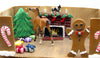 Gingerbread Barn-OOAK Custom Barn and Chips 12/25/21