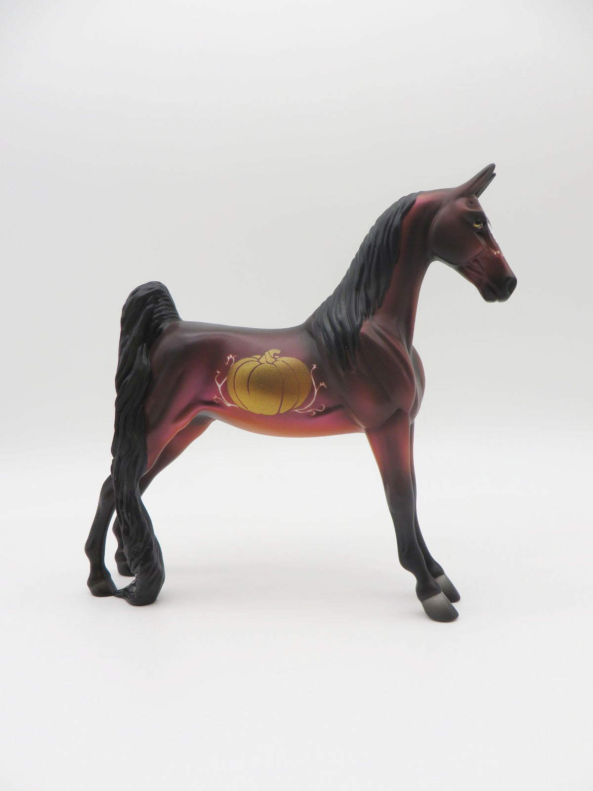 GOLDEN AUTUMN - OOAK - SADDLEBRED PEBBLE DECORATOR BY ASHLEY PALMER LHS 22