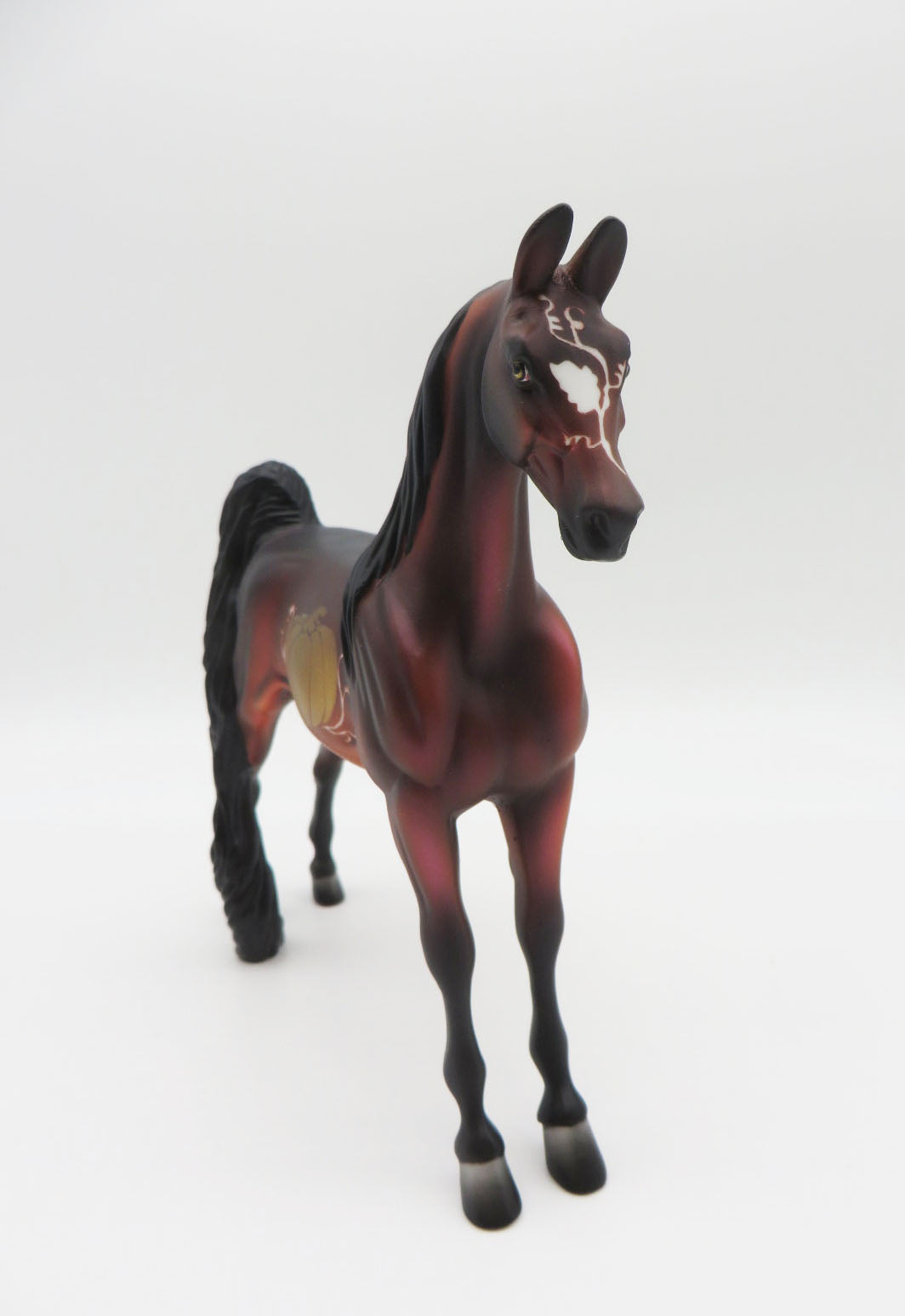 GOLDEN AUTUMN - OOAK - SADDLEBRED PEBBLE DECORATOR BY ASHLEY PALMER LHS 22