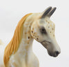 GOLDIE - OOAK GOLDEN LEOPARD APPY SADDLEBRED PEBBLE  BY AL KATT WHS19