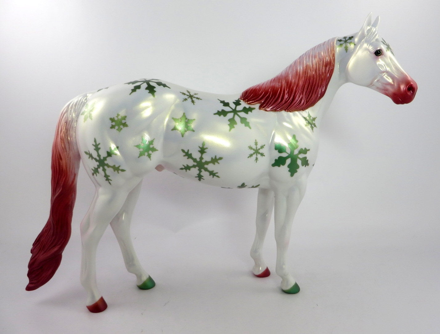 GOOD TIDINGS - OOAK SNOWFLAKE CHRISTMAS DECORATOR ISH BY MISSY FOX WHS19