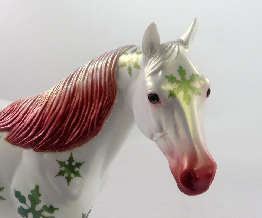 GOOD TIDINGS - OOAK SNOWFLAKE CHRISTMAS DECORATOR ISH BY MISSY FOX WHS19