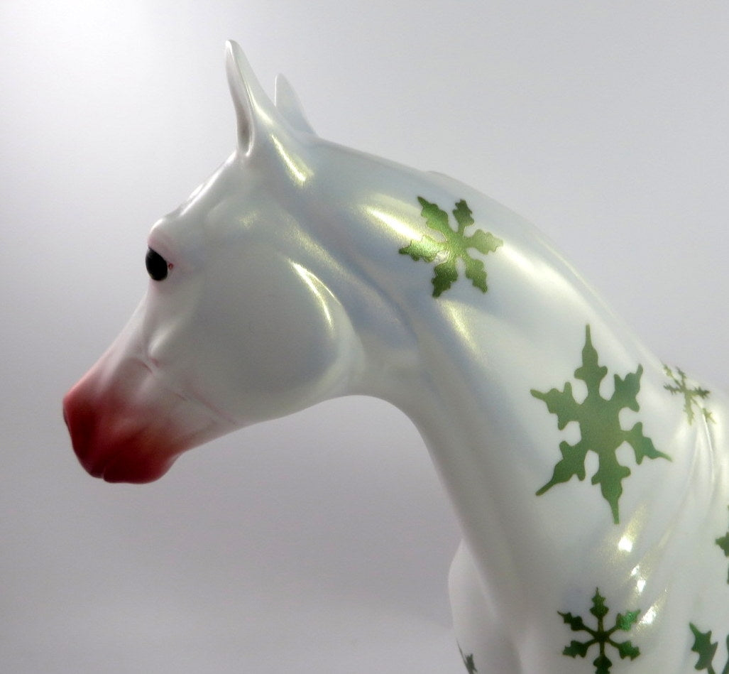 GOOD TIDINGS - OOAK SNOWFLAKE CHRISTMAS DECORATOR ISH BY MISSY FOX WHS19