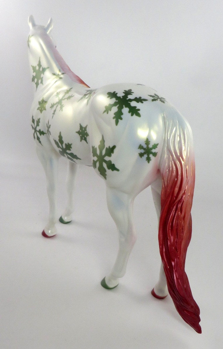 GOOD TIDINGS - OOAK SNOWFLAKE CHRISTMAS DECORATOR ISH BY MISSY FOX WHS19