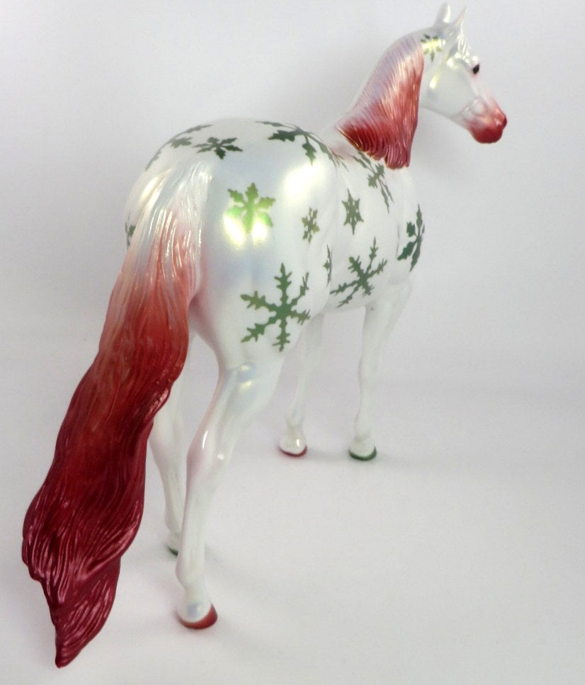 GOOD TIDINGS - OOAK SNOWFLAKE CHRISTMAS DECORATOR ISH BY MISSY FOX WHS19