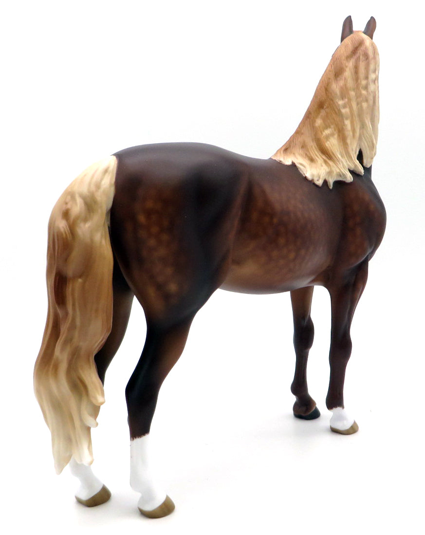 GOOGLY BEAR-OOAK  DAPPLE CHESTNUT MORGAN BY SHERYL LEISURE 1/17/21