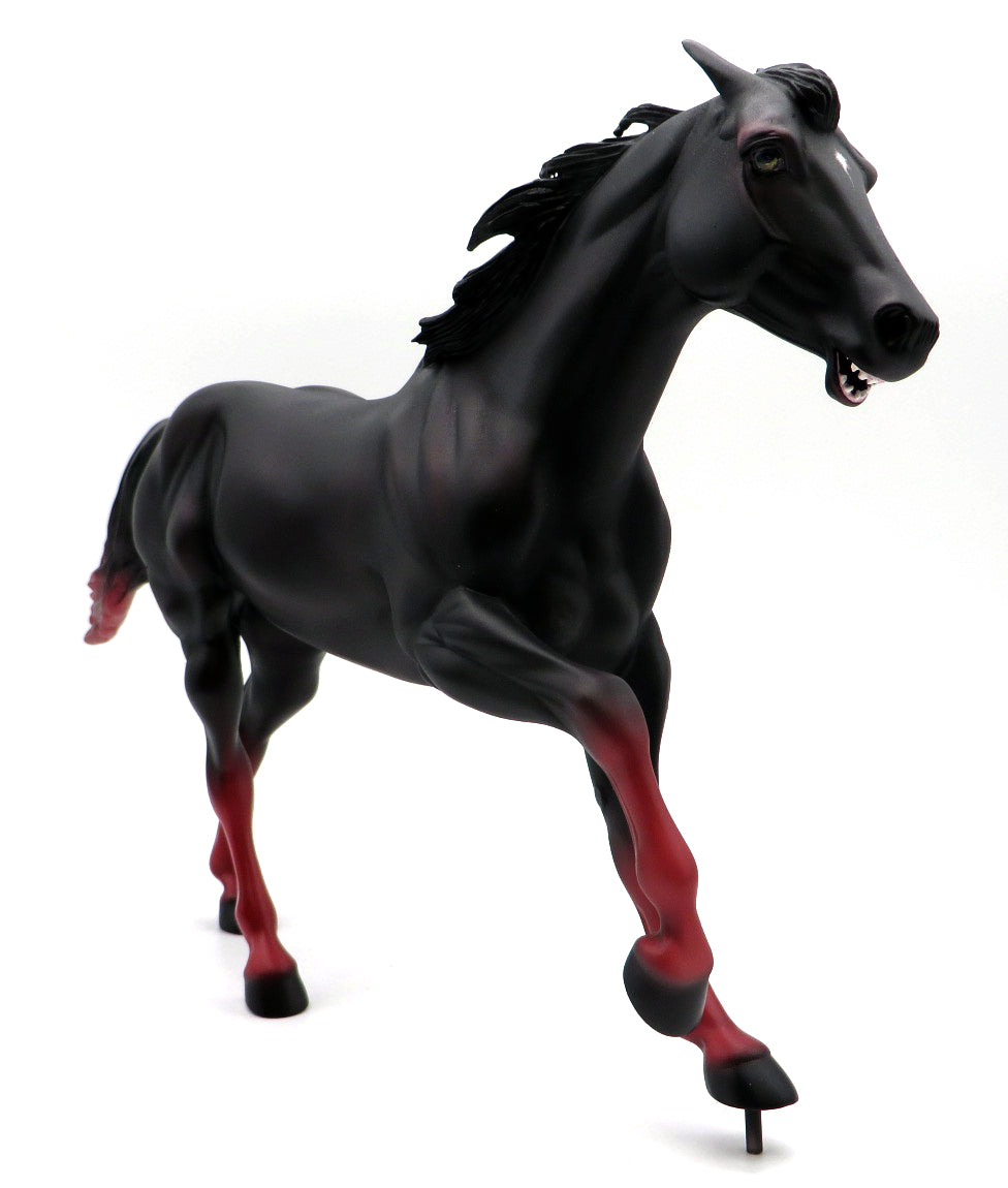 Gormogon-OOAK Deco Foundation Quarter Horse Painted by Ellen Robbins