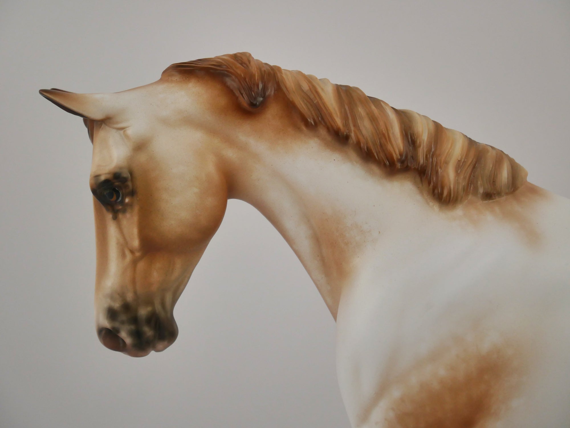 Gouache-OOAK Chestnut appaloosa by Sheryl Leisure