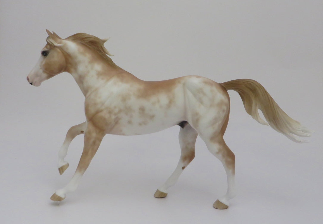 GRAB YOUR RUNNERS-OOAK CHESTNUT SABINO FOUNDATION QUARTER HORSE BY SHERYL LEISURE 2/28/20