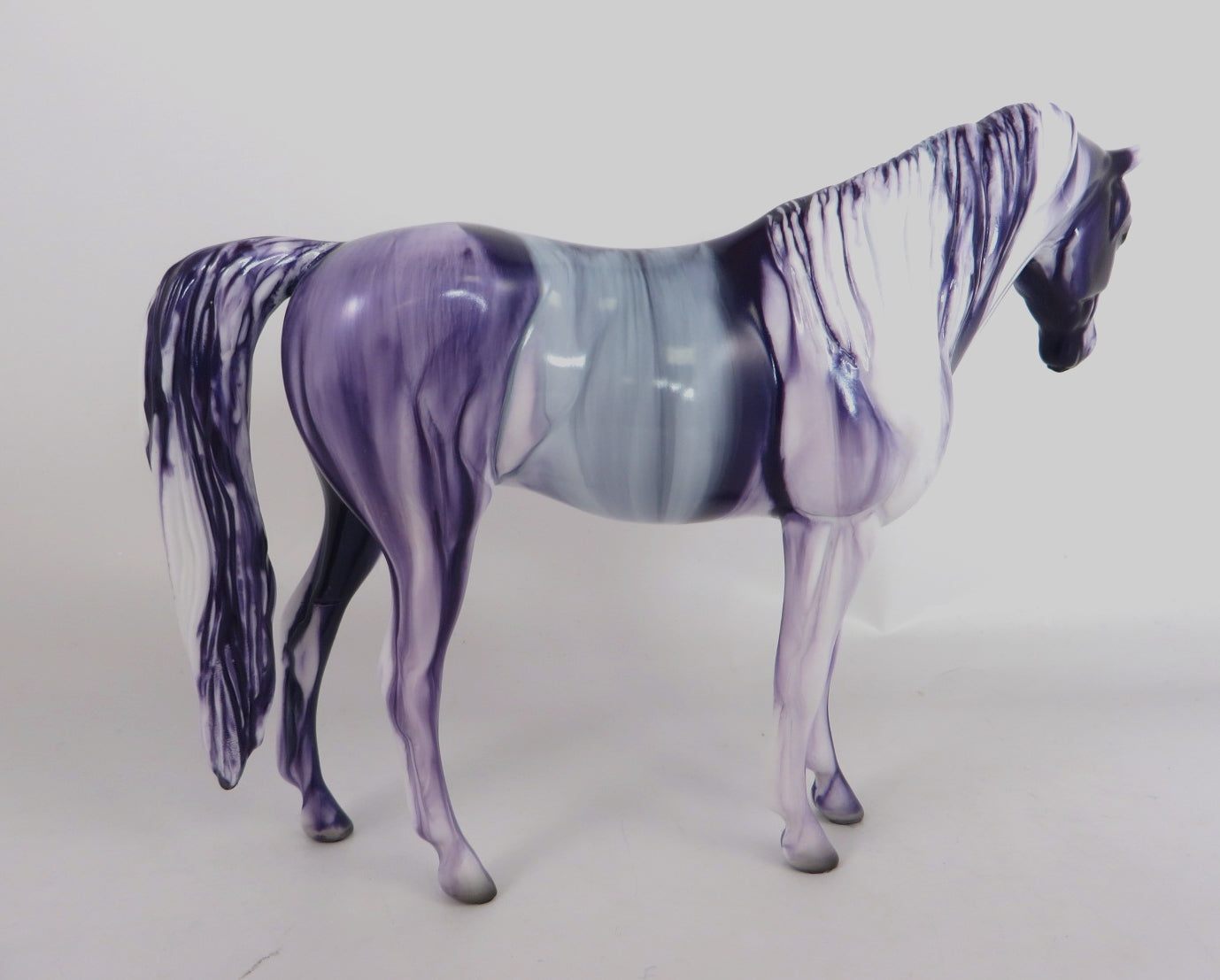 GRAPE RIBBON CANDY - OOAK RIBBON CANDY ARABIAN MARE PEBBLES BY MISSY FOX WHS19