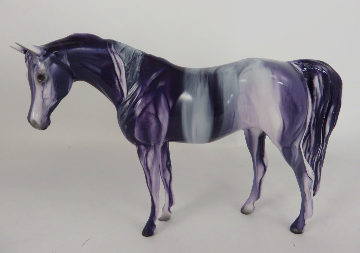 GRAPE RIBBON CANDY - OOAK RIBBON CANDY ARABIAN MARE PEBBLES BY MISSY FOX WHS19