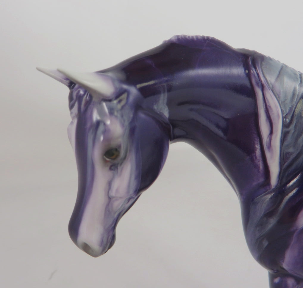 GRAPE RIBBON CANDY - OOAK RIBBON CANDY ARABIAN MARE PEBBLES BY MISSY FOX WHS19