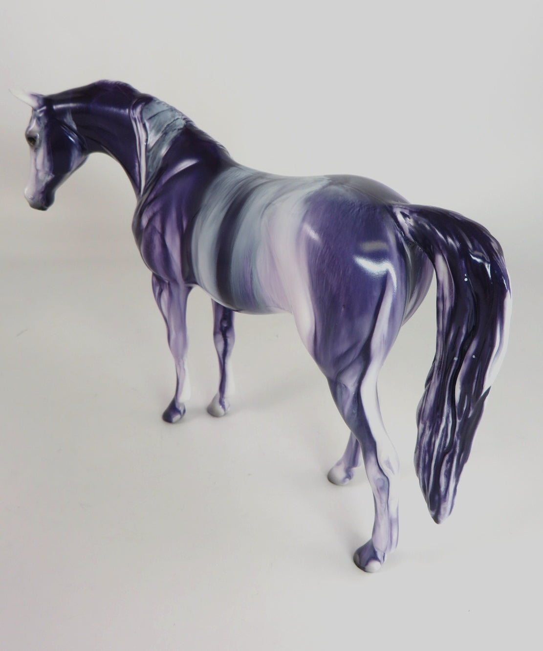 GRAPE RIBBON CANDY - OOAK RIBBON CANDY ARABIAN MARE PEBBLES BY MISSY FOX WHS19