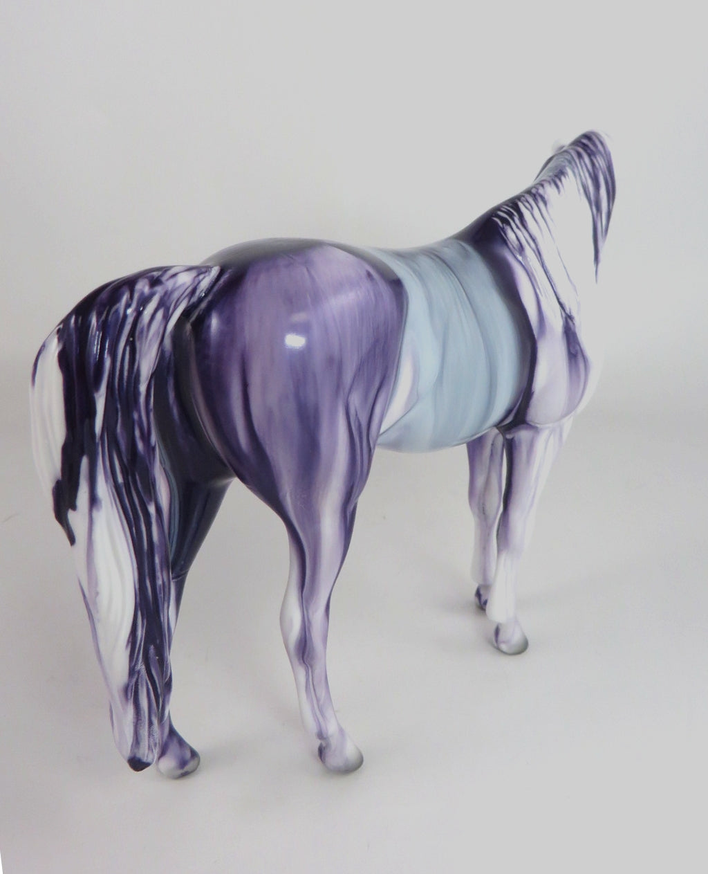 GRAPE RIBBON CANDY - OOAK RIBBON CANDY ARABIAN MARE PEBBLES BY MISSY FOX WHS19