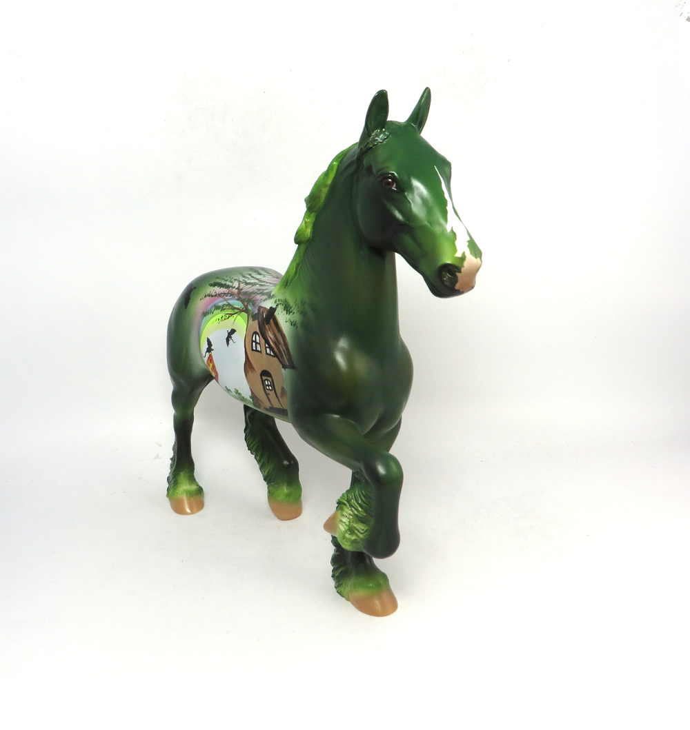 LUCK OF THE IRISH- OOAK TROTTING DRAFTER ST. PATRICKS DAY DECORATOR 2-15-19