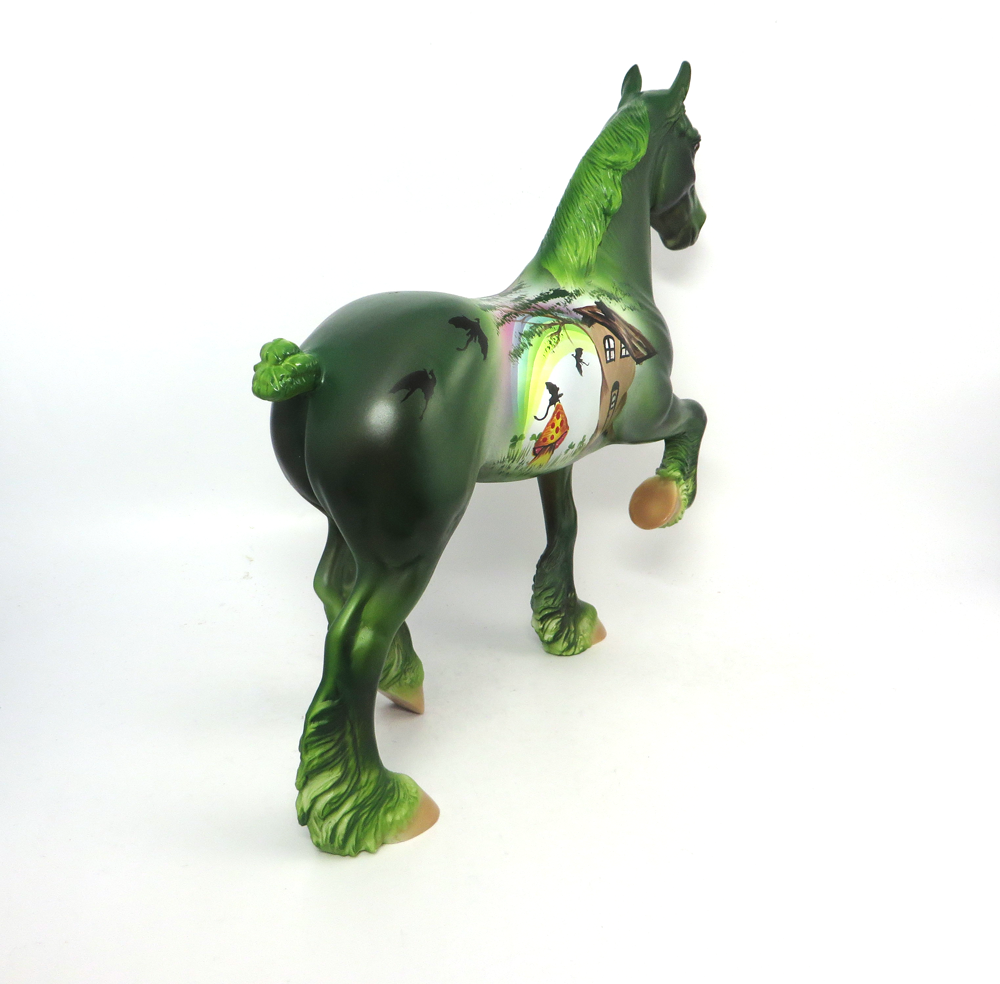 LUCK OF THE IRISH- OOAK TROTTING DRAFTER ST. PATRICKS DAY DECORATOR 2-15-19