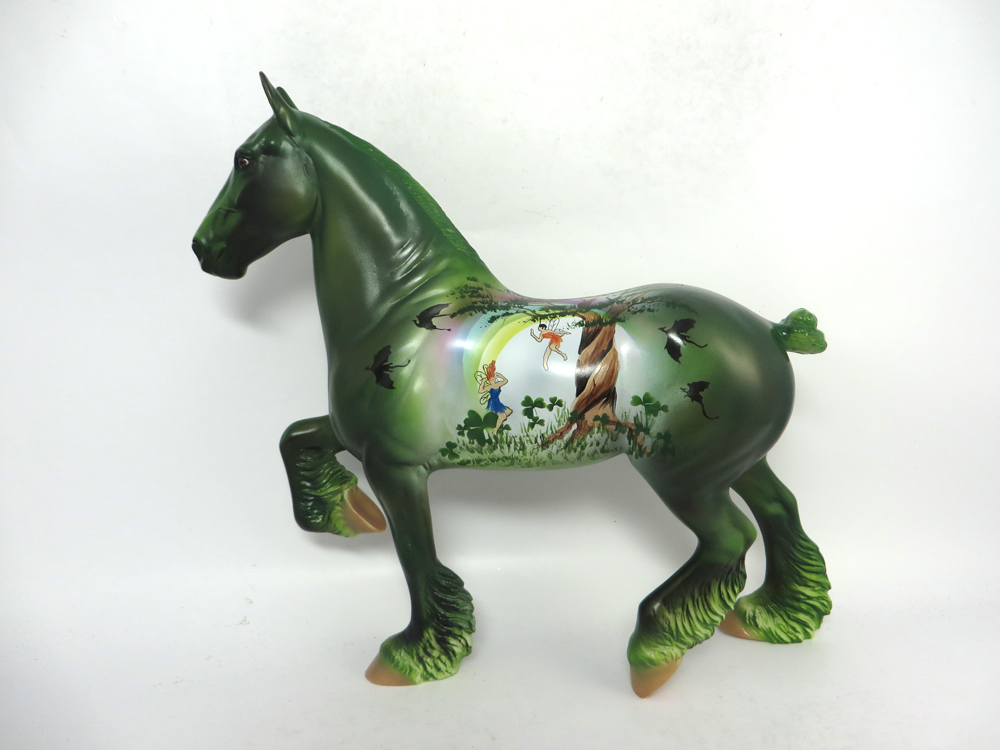 LUCK OF THE IRISH- OOAK TROTTING DRAFTER ST. PATRICKS DAY DECORATOR 2-15-19