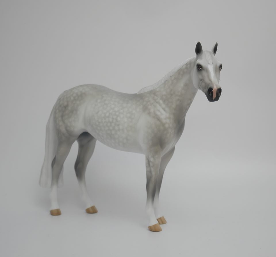 sold DESIRE -OOAK LIGHT DAPPLE GREY  ISH MODEL HORSE BY SHERYL LEISURE 4/9/20