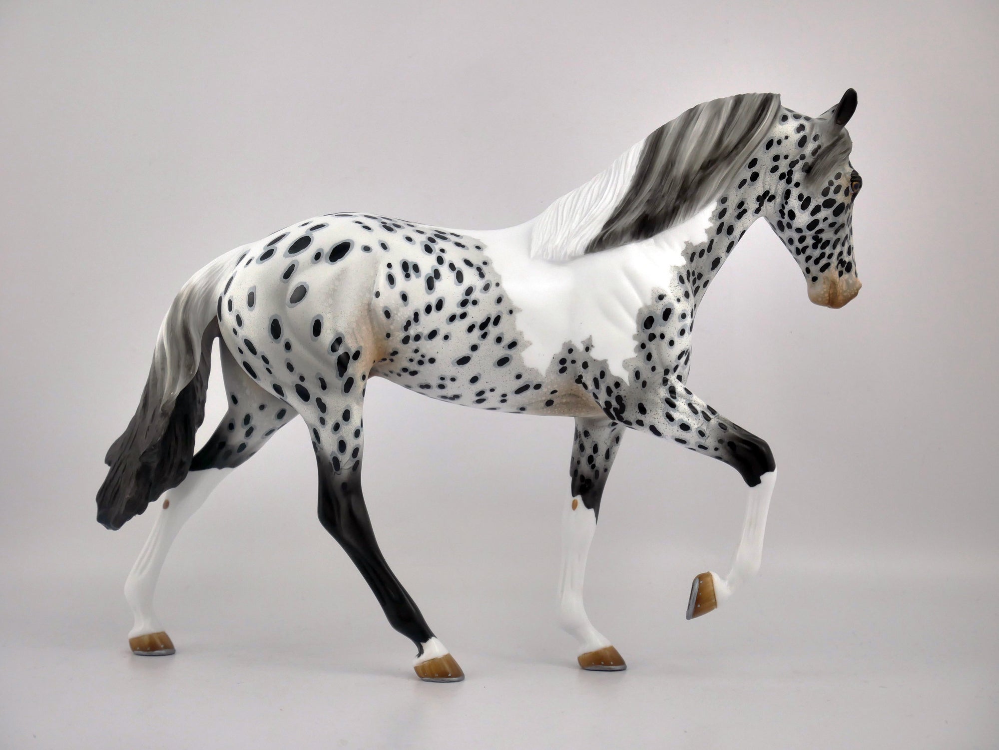 GRAY DAY-OOAK PINTALOOSA TENNESSEE WALKER BY AUDREY DIXON