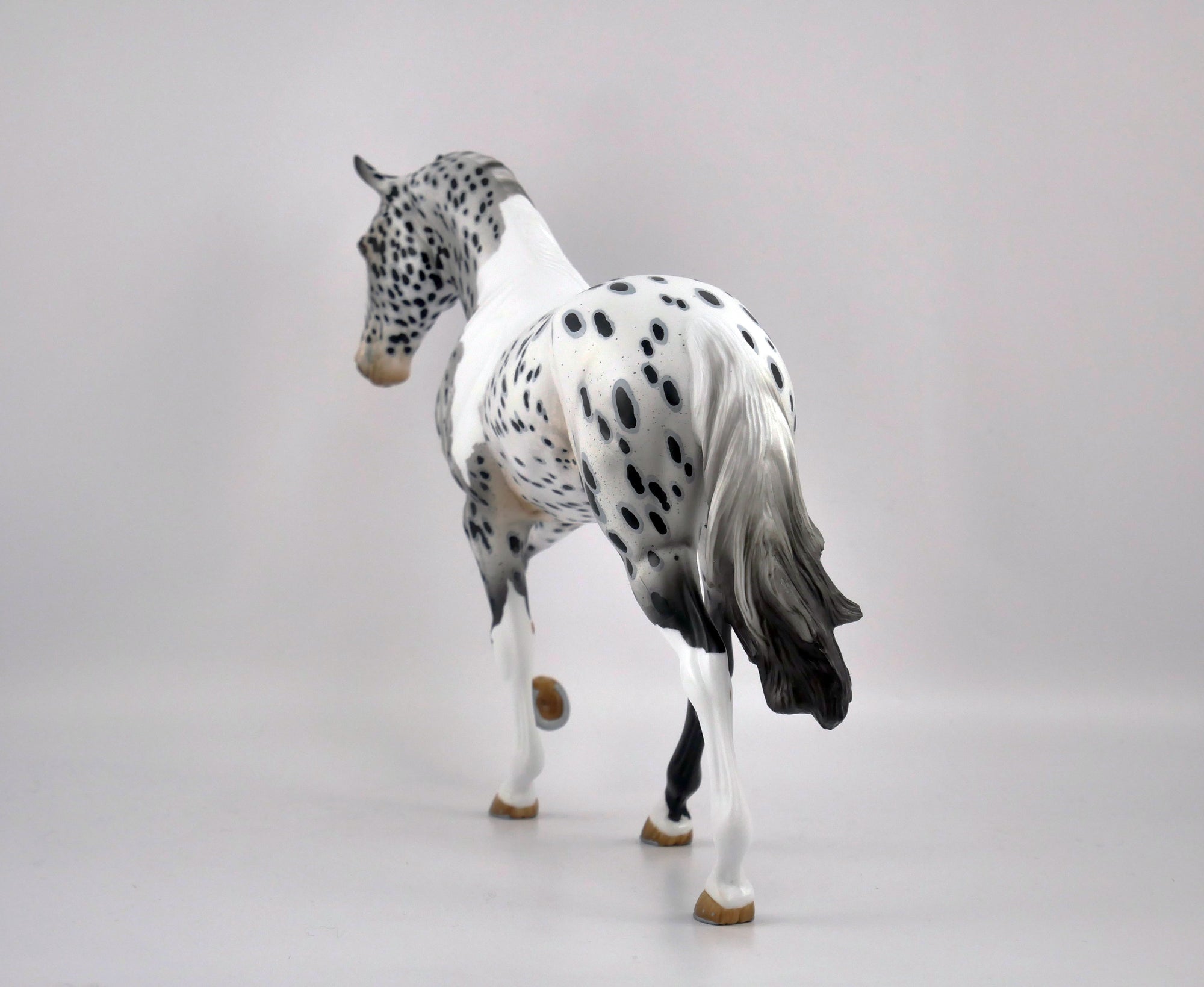 GRAY DAY-OOAK PINTALOOSA TENNESSEE WALKER BY AUDREY DIXON