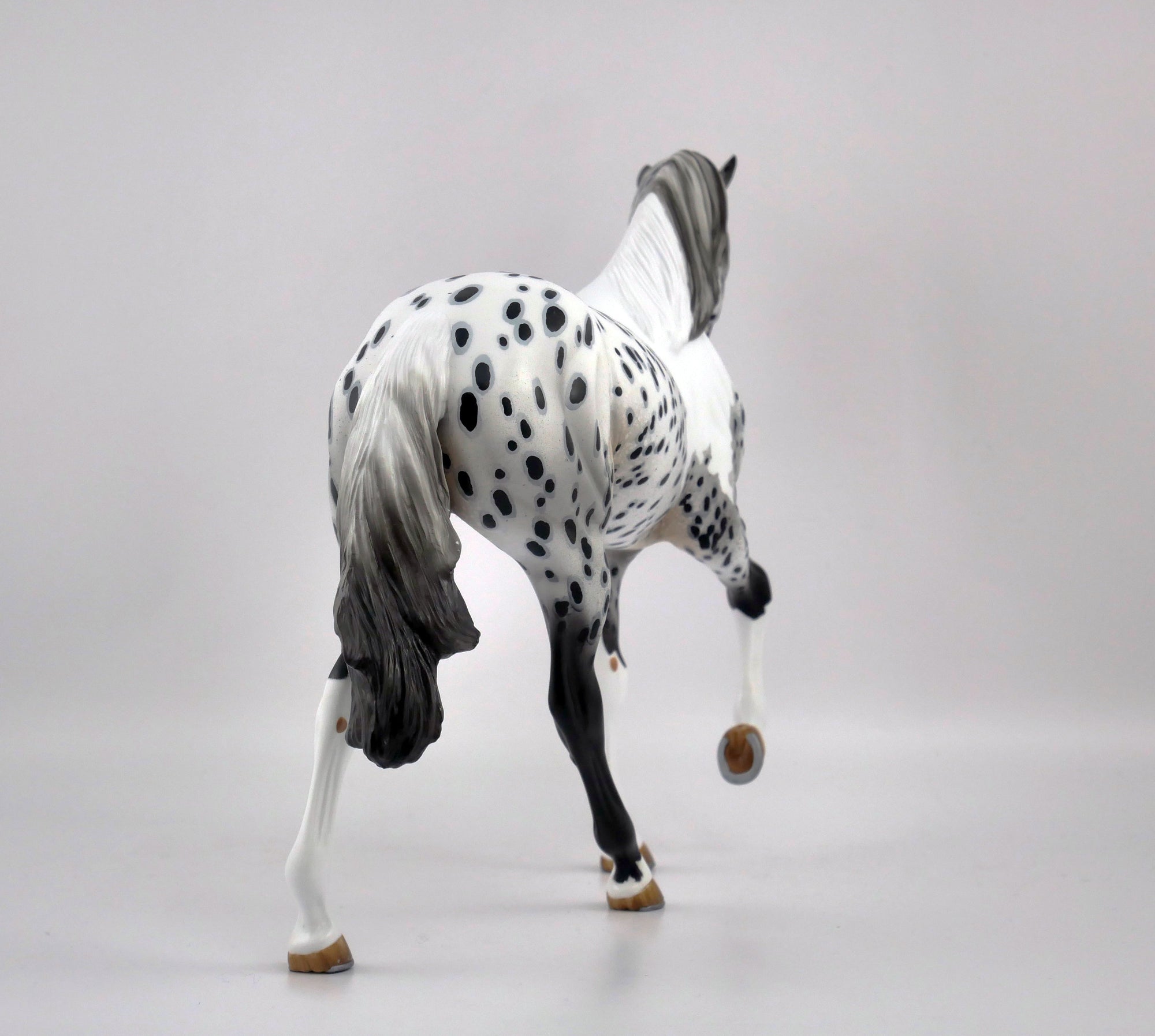 GRAY DAY-OOAK PINTALOOSA TENNESSEE WALKER BY AUDREY DIXON