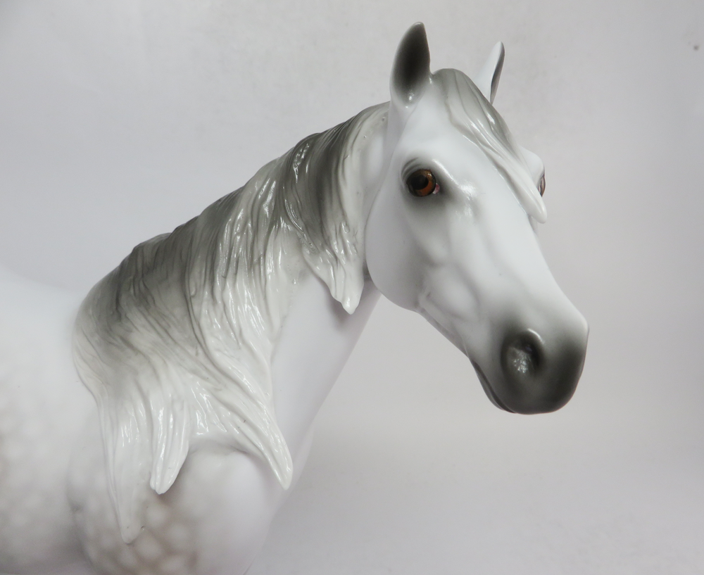 THE PATRIOTS- LE-14 LIGHT DAPPLED GREY ISH BY AUDREY DIXON SB19