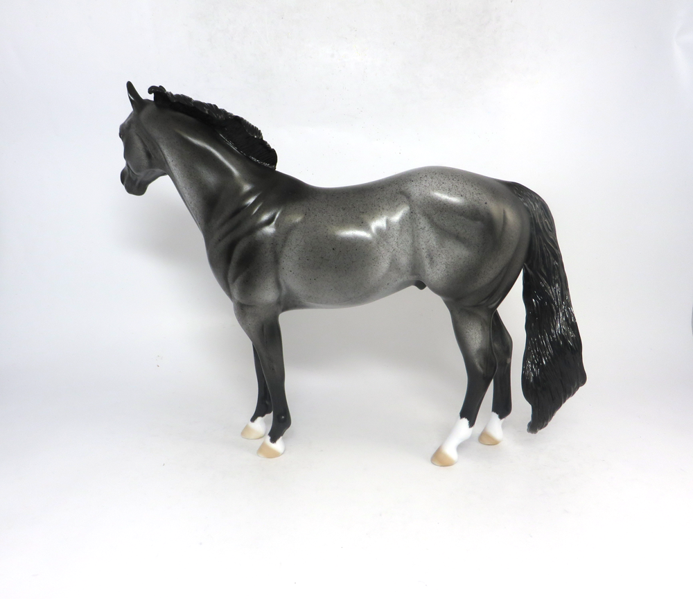 FUMBLE- OOAK BLUE ROAN ISH CUSTOM BY DAWN QUICK SB19