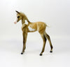 GUARIN-OOAK PALOMINO OVERO ETCHED ARABAN FOAL MODEL HORSE BY JULIE KIEM EQ 19