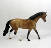 GUSTAVUS-OOAK BUCKSKIN PONY MODEL HORSE EQ 19