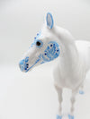Gzhel - Sugar Skull Decorator Ideal Stock Horse with Bling Added Painted by Jess Hamill - MM22