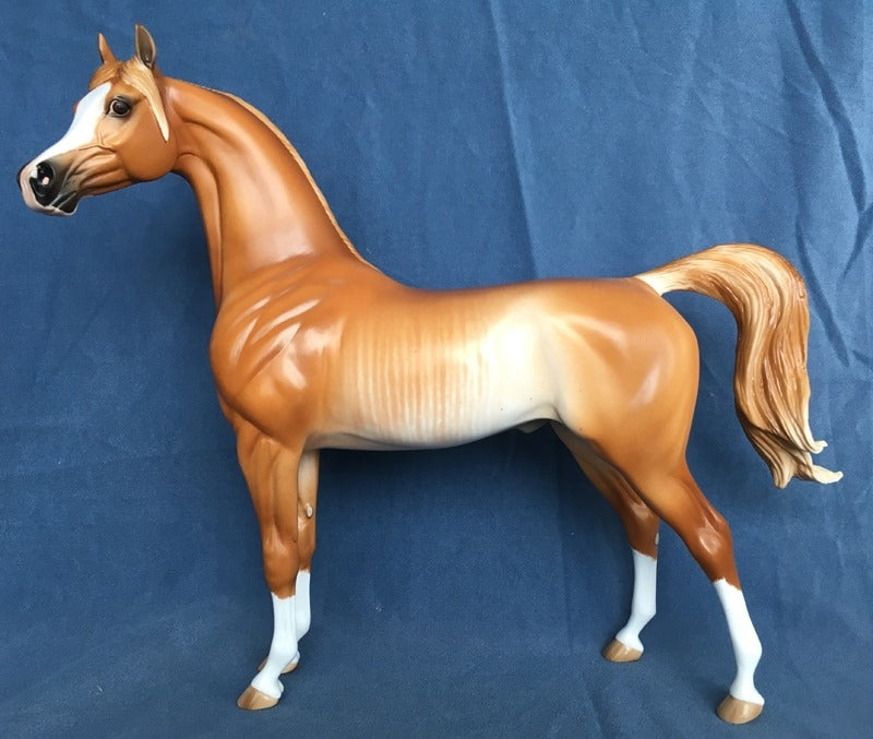 HAPPY CAMPER-OOAK CHESTNUT RABICANO ARABIAN BY SHERYL LEISURE 4/16/20