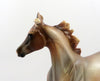 HAAKON-OOAK STRAWBERRY ROAN YEARLING MODEL HORSE EQ 19