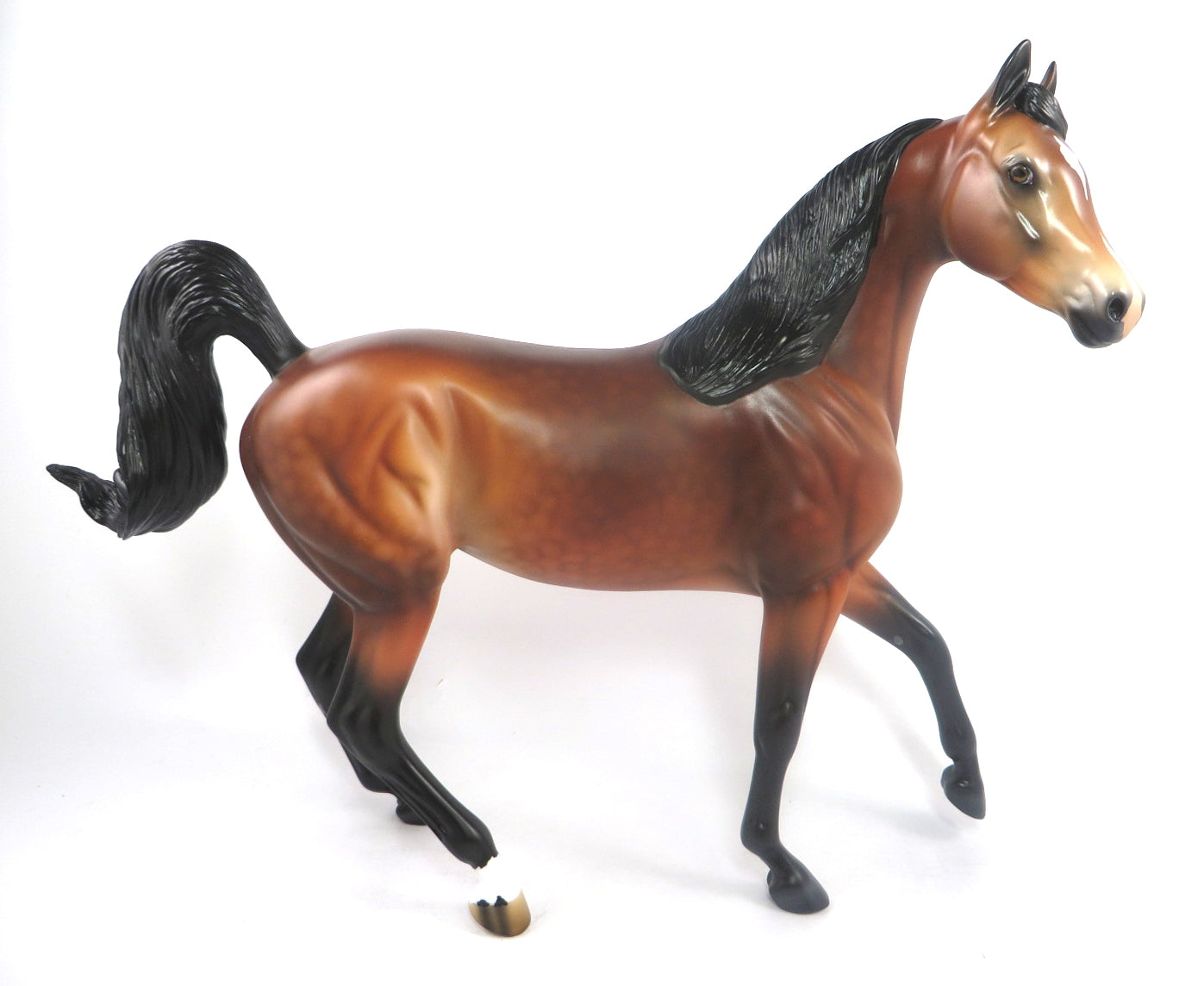 HAIL MARY-LE-5 DAPPLE BAY ARABIAN MARE MODEL HORSE SB 20