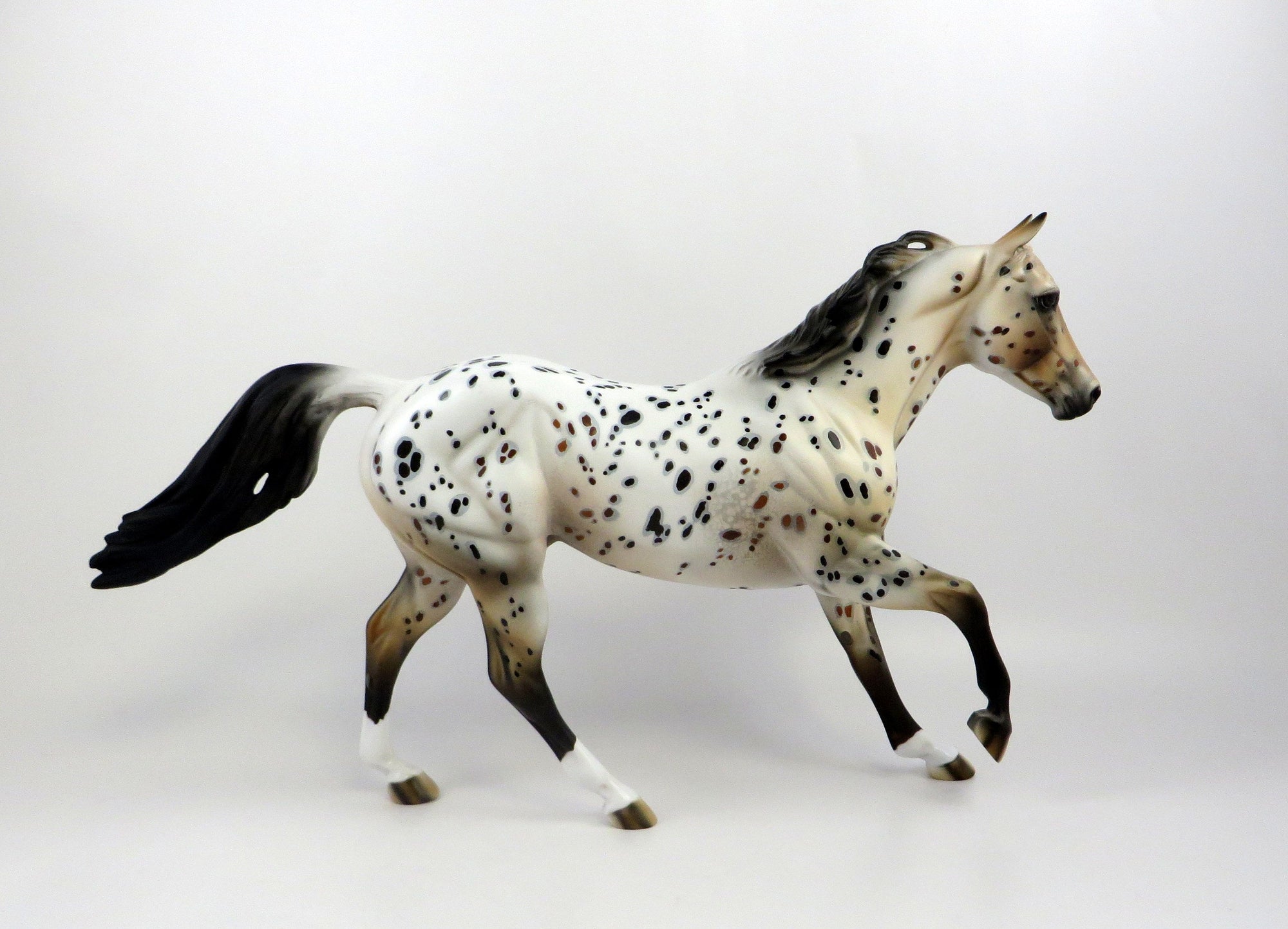 HAMOND-OOAK BAY LOUD APPALOOSA MODEL HORSE BY DAWN QUICK EQ 19