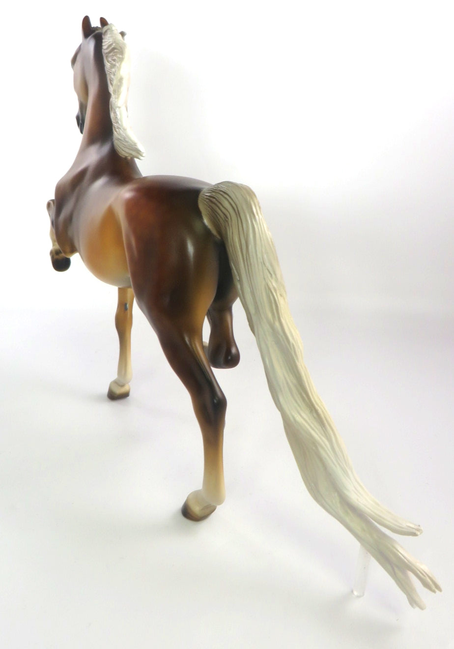 HAMPTON-OOAK DAPPLE PALOMINO SADDLEBRED MODEL HORSE 12/13/19