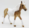 Hannibal - OOAK Palomino Tobiano Draft Pebble by Julie - MM 2021