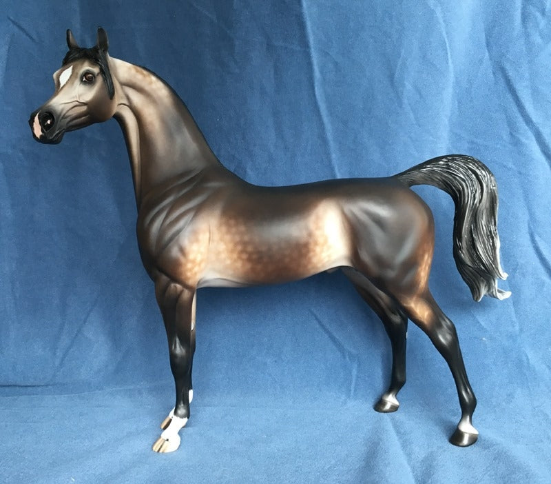 HAPPY GO LUCKY-OOAK STAR DAPPLE ARABIAN BY SHERYL LEISURE