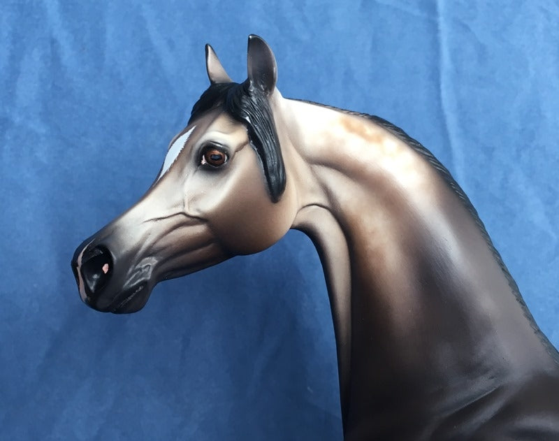 HAPPY GO LUCKY-OOAK STAR DAPPLE ARABIAN BY SHERYL LEISURE
