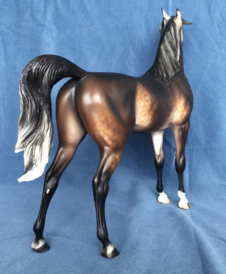 HAPPY GO LUCKY-OOAK STAR DAPPLE ARABIAN BY SHERYL LEISURE